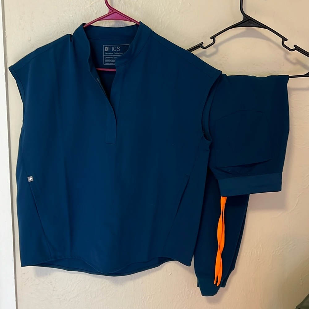 Figs Scrubs set XS Deep Reef